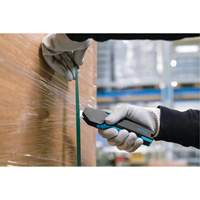 Couteau de s&eacute;curit&eacute; SECUPRO 425 avec lame trap&eacute;zoidale &agrave; pointe arrondie, 15 mm, Prise en Plastique Par Equipment