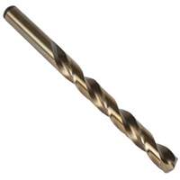 Forets courts, Acier rapide au cobalt, #1, 3-7/8" lo, 2-5/8" Cannelure, 135° Angle Par Equipment