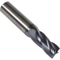 S234 30° Square End Mill, 1/16" Dia., 1-1/2" L, 4 Flutes, 1/8" Shank, Carbide Par Equipment
