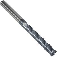 S237 30° Extra Long Square End Mill, 1/8" Dia., 3" L, 4 Flutes, 1/8" Shank, Carbide Par Equipment