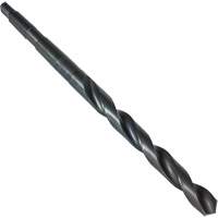 Foret &agrave; queue conique courte, 17/32", Acier rapide, Cannelure 4-5/8", Pointe de 118° Par Equipment