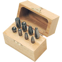 CBK-8 Carbide Bur Set in Wooden Box, 8 Pieces Par Equipment