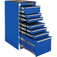 RX Series Side Cabinet, 7 Drawers, 19" W x 25" D x 39-1/4" H, Blue TEQ496 | Par Equipment