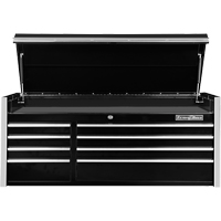 Extreme Tools<sup>®</sup> RX Series Top Tool Chest, 54-5/8" W, 8 Drawers, Black TEQ498 | Par Equipment
