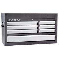Top Chest - 7 Drawers, 41-1/2" W, 7 Drawers, Black Par Equipment
