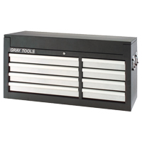 Top Chest - 8 Drawers, 41-1/2" W, 8 Drawers, Black Par Equipment