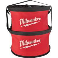 Parachute Organizer Bag, 11-4/5" L x 11-4/5" W x 11" H, Nylon, Black/Red Par Equipment