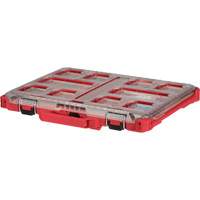 Packout Low-Profile Organizer, 19-3/4" x 16-2/5" x 2-1/2", Black/Red Par Equipment