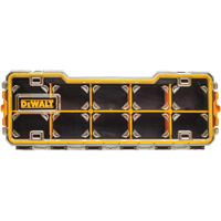 Compartment Pro Organizer, 6-5/8" W x 17-5/8" D x 2-7/8" H, Black/Yellow Par Equipment