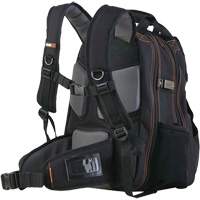 Arsenal<sup>®</sup> 5843 Tool Backpack, 13-1/2" L x 8-1/2" W, Black, Polyester TEQ972 | Par Equipment