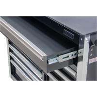 Chariot &agrave; outils industriel, 11 tiroirs, 41" la x 18-3/4" p x 39-1/3" h, Noir Par Equipment