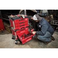 Boîte à outils avec 2 tiroirs Packout<sup>MC</sup>, 14-1/3" la x 16-1/3" p x 22-1/5" h, Noir/Rouge TER110 | Par Equipment