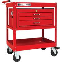 PRO+ Series Heavy-Duty Utility Cart with Intermediate Chest, 2 Tiers, 30-1/5" x 38-1/3" x 19-1/2" TER131 | Par Equipment