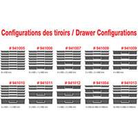 Mobile Tool Chest With Drawers, 8 Drawers, 22-4/5" W x 15" D x 18" H, Black Par Equipment