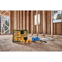 Flip-Bin Organizer, 3-7/8" W x 17-3/4" D x 13-7/8" H, Black/Yellow Par Equipment