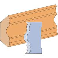 Jeu de couteaux pour moulage en forme d'anse de fantaisie Par Equipment