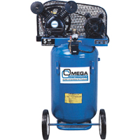 Professional Series Air Compressors, Electric, 16.6 Gal. (20 US Gal), 125 PSI, 115/1 V Par Equipment
