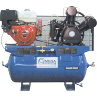 Industrial Series Air Compressors - Engine Compressors, 25 Gal. (30 US Gal) TFA106 | Par Equipment