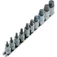 Jeu de douilles m&eacute;triques HSW3812-10M, Hexagonale, Prise 1/2"/3/8", 10 mr Par Equipment