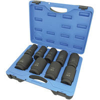 PS901D 6-Point SAE Socket Set, 9 Pcs, Impact, 1" Drive Size, Deep Par Equipment