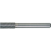 Solid Carbide Burrs - Cylinder Shape with End Cut, SB-43, 1/8" Dia., 1/8" Shank, 9/16" Depth of Cut Par Equipment