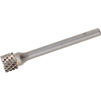 Solid Carbide Burrs - Cylinder Shape with End Cut, SB-1, 1/4" Dia., 1/4" Shank, 5/8" Depth of Cut Par Equipment