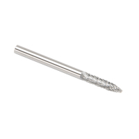 Solid Carbide Burrs - Tree Shape Pointed End, SG-44, 3 mm Dia., 1/8" Shank Par Equipment