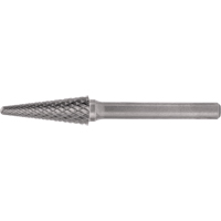 Solid Carbide Burrs - Taper Shape Radius End 14° Par Equipment