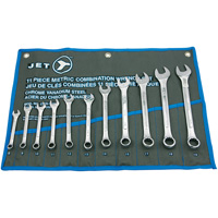 Raised Panel Combination Wrench Set, Combination, 11 Pieces, Metric Par Equipment