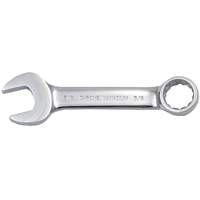 Cl&eacute; mixte courte enti&egrave;rement polie, 12 pans, 3/8", Fini Chrome Par Equipment