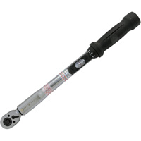 Heavy-Duty Slim Head Torque Wrench, Click, 3/8" Square Drive, 10 - 80 ft-lbs. Par Equipment