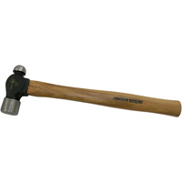 Heavy-Duty Ball Pein Hammer, 8 oz. Head Weight, Plain Face, Wood Handle Par Equipment