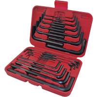 JHK-25SM Hex Key Set, 25 Pcs., Metric & Imperial Par Equipment