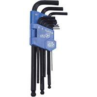 JBHK-9M Ball Nose Hex Key Set, 9 Pcs., Metric Par Equipment