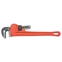 Cl&eacute;s &agrave; tuyaux, Cap des m&acirc;choires 2", Longueur 14", Fini Rev&ecirc;tement en poudre Par Equipment