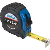 Ruban &agrave; mesurer, 3/4" x 16', Marques de goujon po/pi Par Equipment