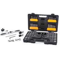 SAE/Metric Ratcheting Tap & Die Set, 77 Pieces Par Equipment