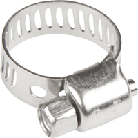 Hose Clamps - Stainless Steel Band & Screw, Min Dia. 1/5", Max Dia. 5/8" TLY283 | Par Equipment
