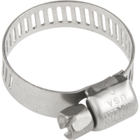 Hose Clamps - Stainless Steel Band & Screw, Min Dia. 0.316, Max Dia. 7/8" TLY284 | Par Equipment