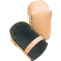 Hard Shell Knee Pads, Buckle Style, Leather Caps, Foam Pads TN240 | Par Equipment