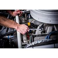 12-Point Long Pattern Wrench Set with Tool Roll, Combination, 15 Pieces, Imperial Par Equipment