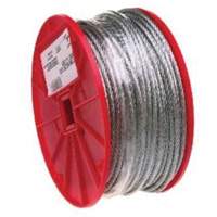 Wire Cable, 500' (152.4 m) x 1/16", 96 lbs. (0.048 tons), Galvanized TQB485 | Par Equipment