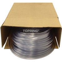 Tubing, Air/Water, 0.625" OD x 100' L, PVC, Clear, 30 PSI @ 20°C Par Equipment