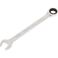 72-Tooth Ratcheting Combination Wrench, 12 Point, 30 mm, Chrome/Polished Finish Par Equipment