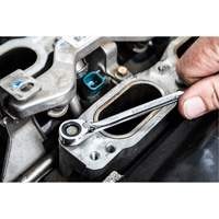 72-Tooth 12 Point Reversible Ratcheting SAE Wrench Set, Combination, 13 Pieces, Imperial Par Equipment