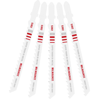 Lame de scie sauteuse, Bim&eacute;tal, Tige en T, 4" lo, 6 dents par pouce Par Equipment