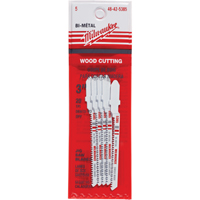 Lame de scie sauteuse, Bim&eacute;tal, Tige en T, 3" lo, 20 dents par pouce Par Equipment