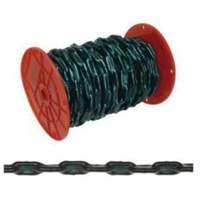 Straight Link Coil Chain with Green Sleeve, Low Carbon Steel, 2/0 x 60' (18.3 m) L, 520 lbs. (0.26 tons) Load Capacity TTB321 | Par Equipment