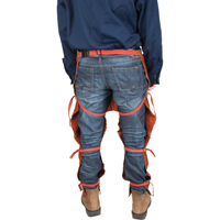 Leather Split Leg Apron & Chaps, 40" L, Lava Brown Par Equipment