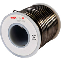 M&eacute;tal d'apport standard, Sans plomb, 95 % d'&eacute;tain, 5 % d'antimoine, &acirc;me Plein, dia. 0,09375" Par Equipment